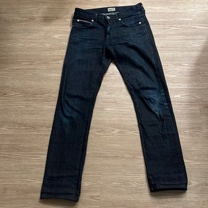 Naked & Famous - SkinnyGuy Jeans in Indigo Broken Twill Selvedge - Size: 29